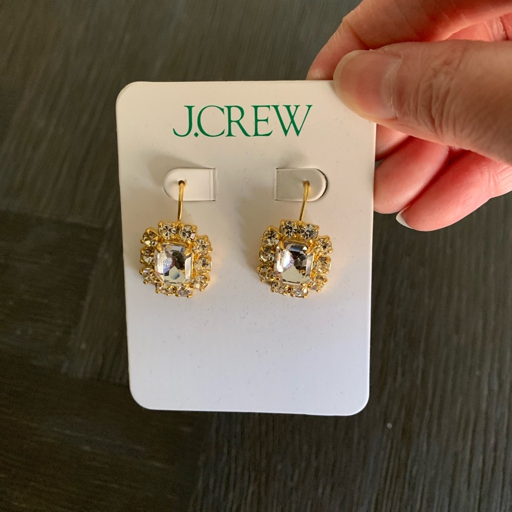 J. Crew Gemstone Drop Earrings